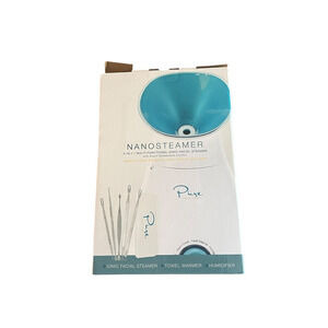 Pure Daily Care NanoSteamer Large 3-in-1 Nano Ionic Facial Steamer with 5 Piece